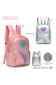 Mochila metalizada Rosa