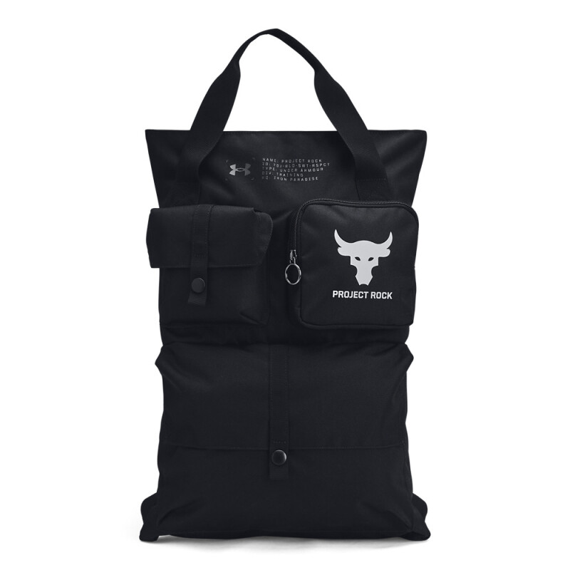 UA Project Rock Gym Sack-GRN BLK-001