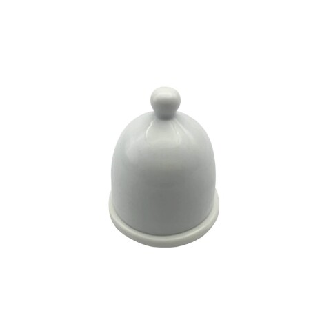 RECIPIENTE CON CUPULA D9XH11CM CERAMICA RECIPIENTE CON CUPULA D9XH11CM CERAMICA