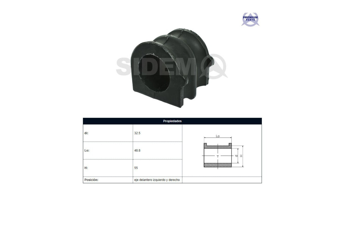 Buje Nissan D23 - Frontier - Np300 15-25 Der/Izq Buje Nissan D23 - Frontier - Np300 15-25 Der/Izq