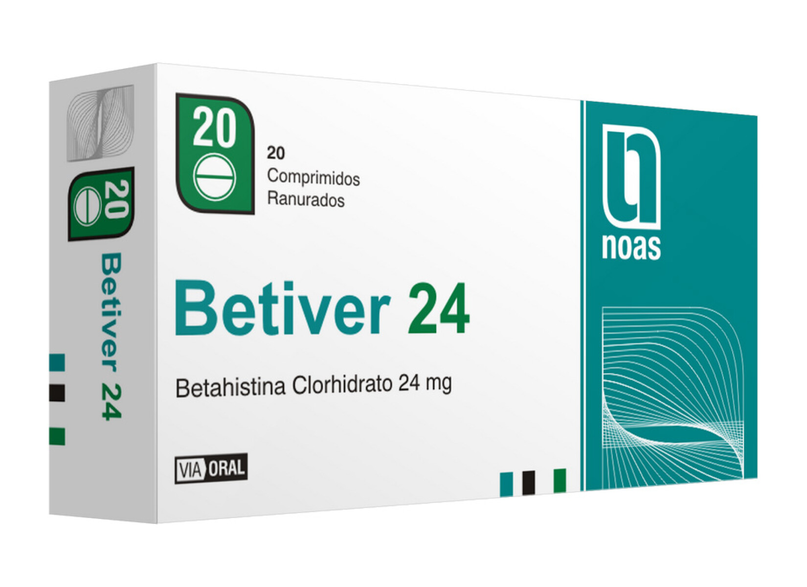 Betiver 24mg 20 Comprimidos 