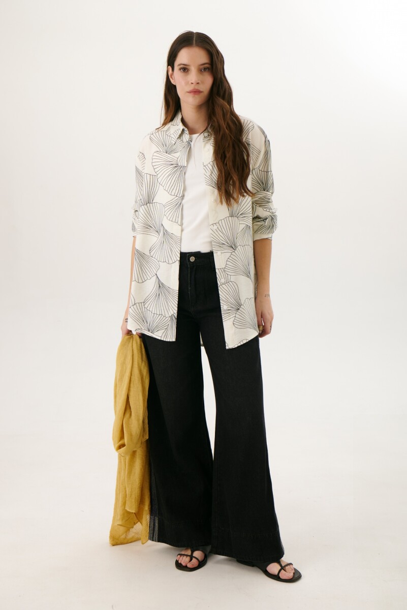 CAMISA GINGKO - NEGRO 