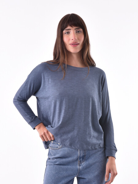 REMERA SANTOU AZUL PIEDRA