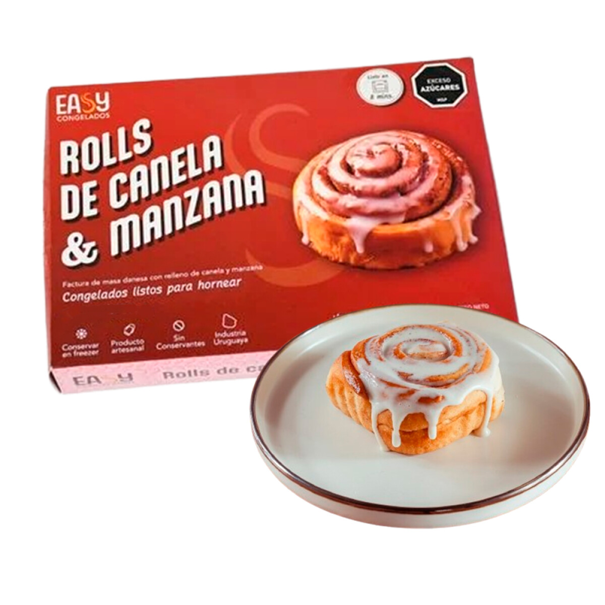Roll De Canela Y Manzana X 2 Unid. 