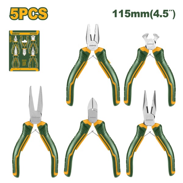 ALICATE MINI 5 PZAS 4.5´´ JADEVER ALICATE MINI 5 PZAS 4.5´´ JADEVER