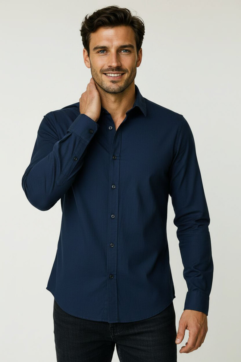 Camisa Tundra - Azul Marino 