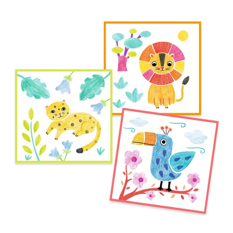 Kit de manualidades Animales Djeco Kit de manualidades Animales Djeco