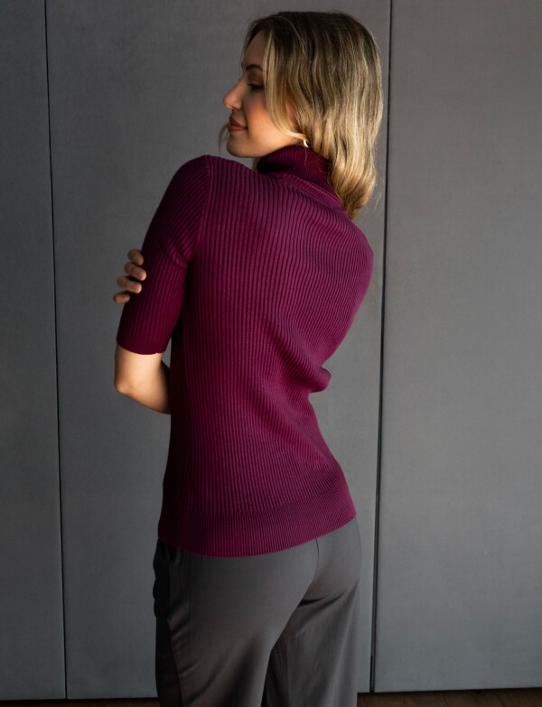 Polera Rib VIOLETA