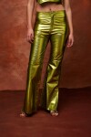 Formal Leather Pants Galáctico Pistacho