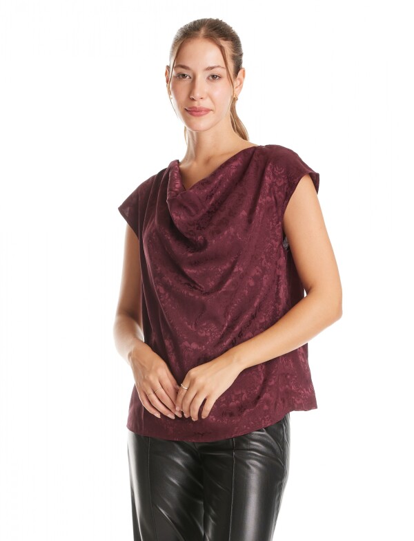Blusa Labrada BORDEAUX