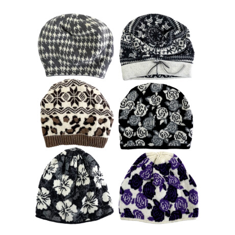 GORRO LANA REVERSIBLE SURTIDO DIF DISEÑOS GORRO LANA REVERSIBLE SURTIDO DIF DISEÑOS
