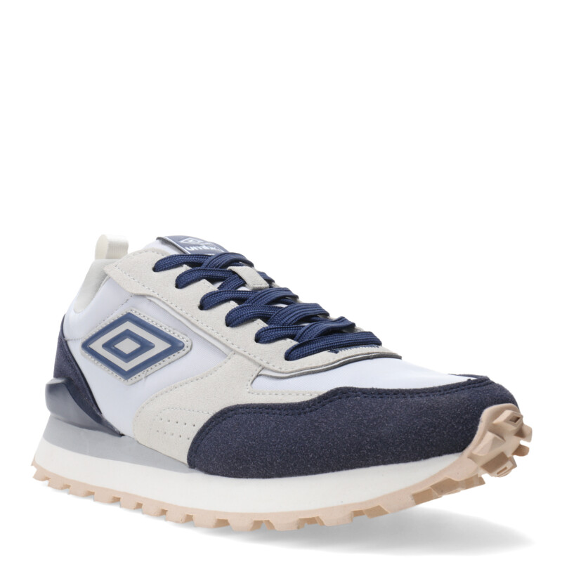 Championes de Hombre Umbro Venturi Blanco - Azul Marino