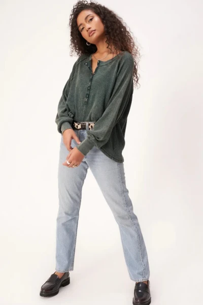 VAGABOND MINERAL WASH HENLEY Verde