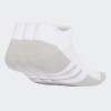 Medias Adidas Essentials CLIMACOOL Low Cut 3 Pares Blanco