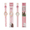 Reloj de pulsera Miss Melody Top Model Flores y rosa