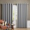 Set x4 paños cortina blackout 1,35m x 1,70m GRIS