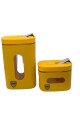 MATE PAMPA SET DE YERBEROS EDICIÓN CLUBES BOCA JUNIORS AMARILLO
