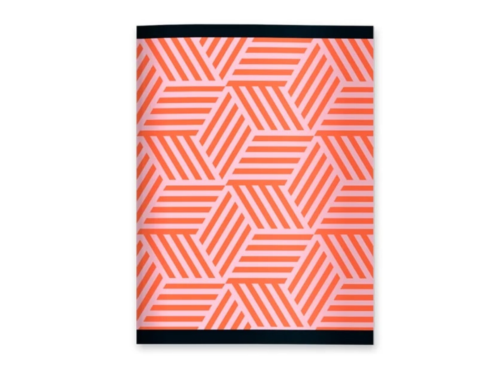 Cuaderno Campus Engrampado 96 Hojas Liso - Patron Naranja 