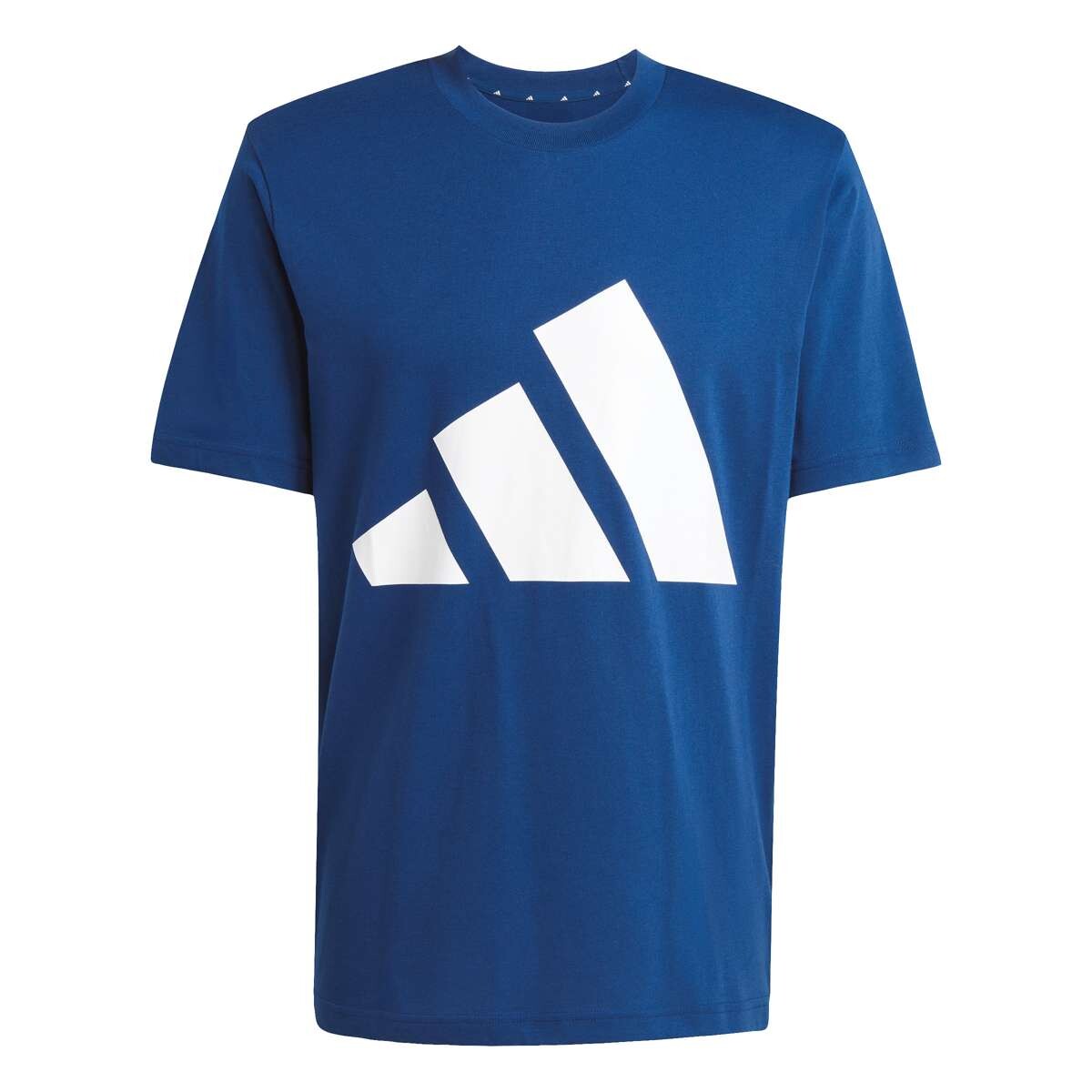 Remera Essentials Big Logo De Hombre - Azul 