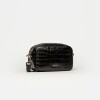 Bandolera New Eterial en Cuero Croco Shine Negro