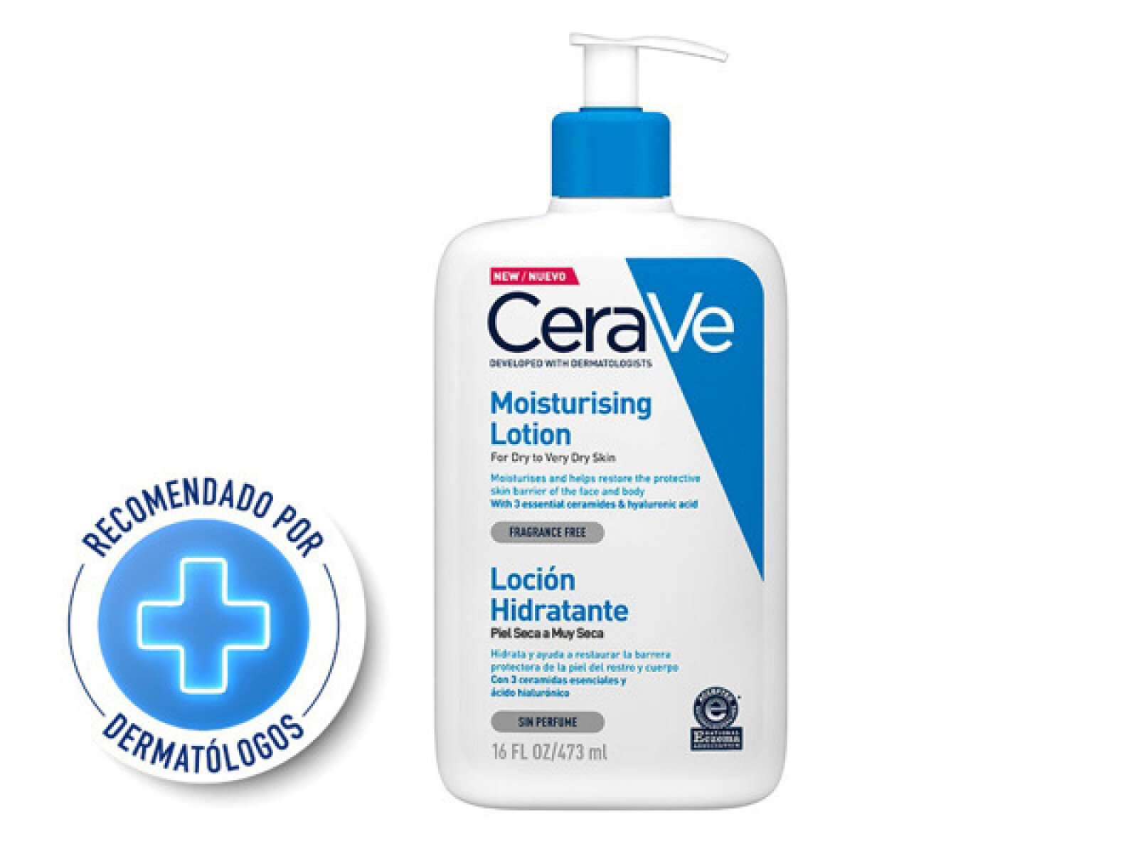 CeraVe Loción Hidratante 473 ml – Hidratación y Protección