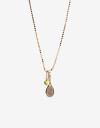 Cadena Corta con Dije Color Collar Athletic Bling - Dorado