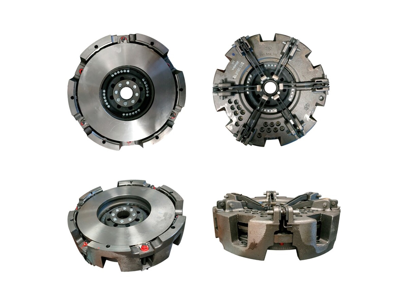 Placa Embrague Doble Massey Fergusson Tractor Mf 680/Mf 660/Mf 650 Doble Disco Embrague 94-25 Ø328 