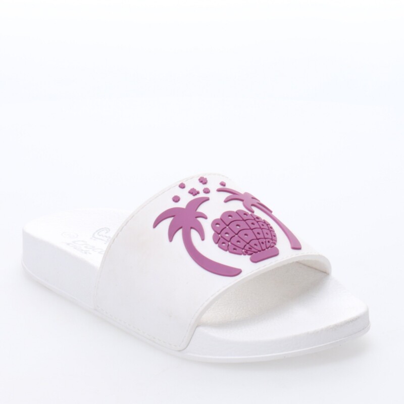 Sandalias de Niña MINI Miss Carol CARTU con palmeras Blanco