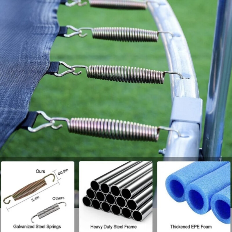 Cama Elástica 244 cm con Red de Protección Cama Elástica 244 cm con Red de Protección