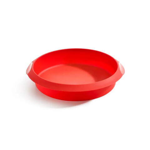 Molde Silicona Redondo 24 cm Rojo