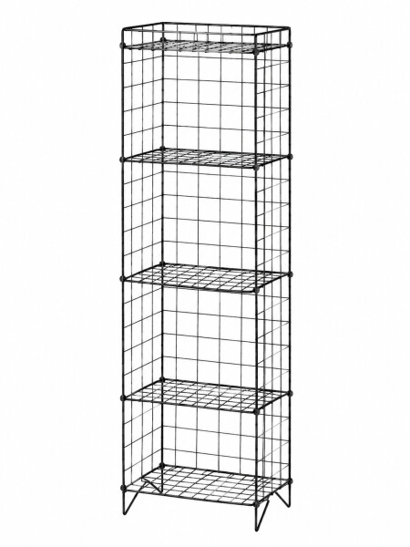 ESTANTERIA 4 CUBOS NEGRO