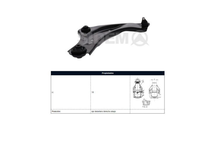 Parilla De Suspension Delantera Nissan Juke 12-25 Der Parilla De Suspension Delantera Nissan Juke 12-25 Der
