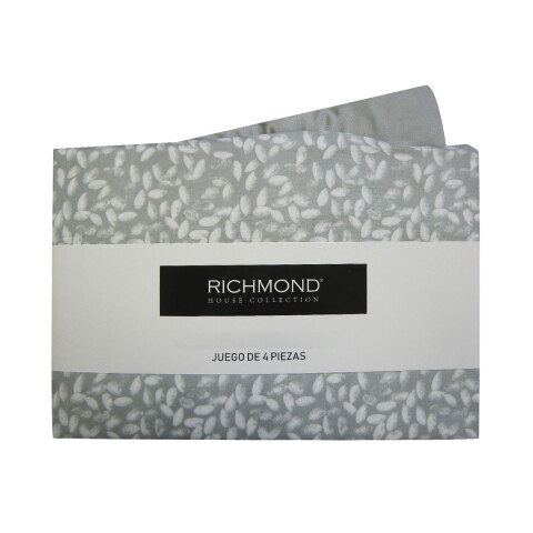 Juego Sábanas 1 Plaza Richmond House Estampadas 100% Microfibra 313-1