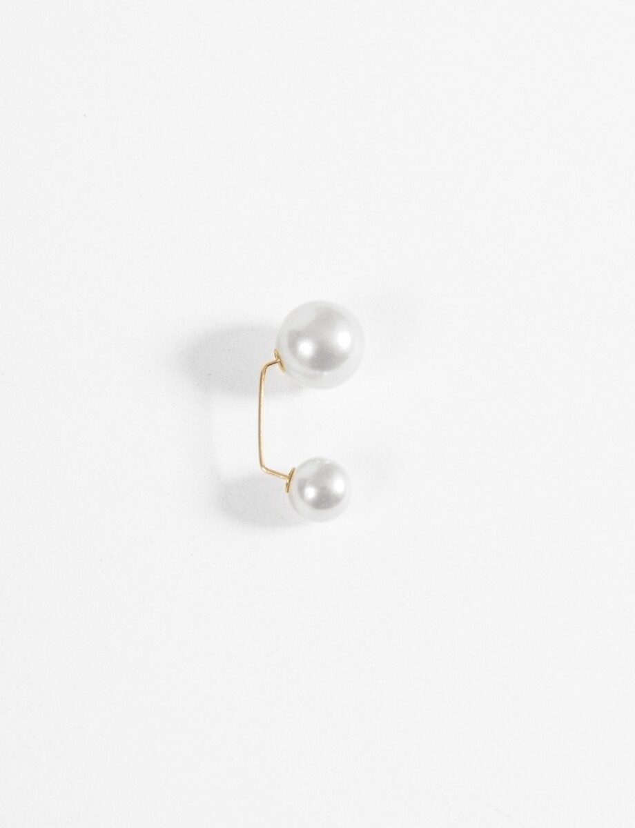 Prendedor perlas - multicolor 