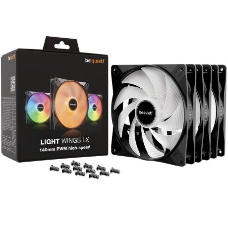 Fan Be Quiet! Light Wings LX 140MM Pwm Hs X 3 001