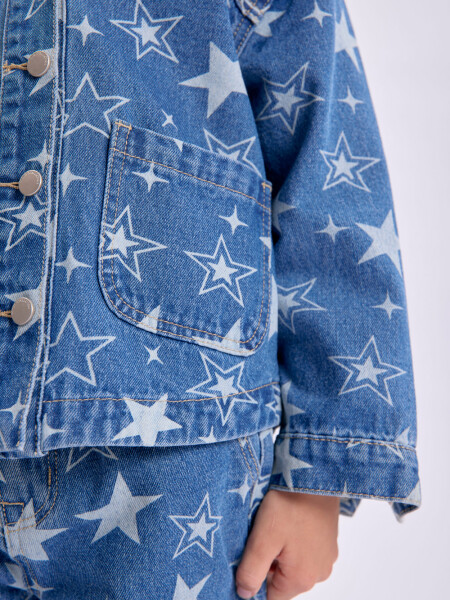 Sobrecamisa jean Azul Medio