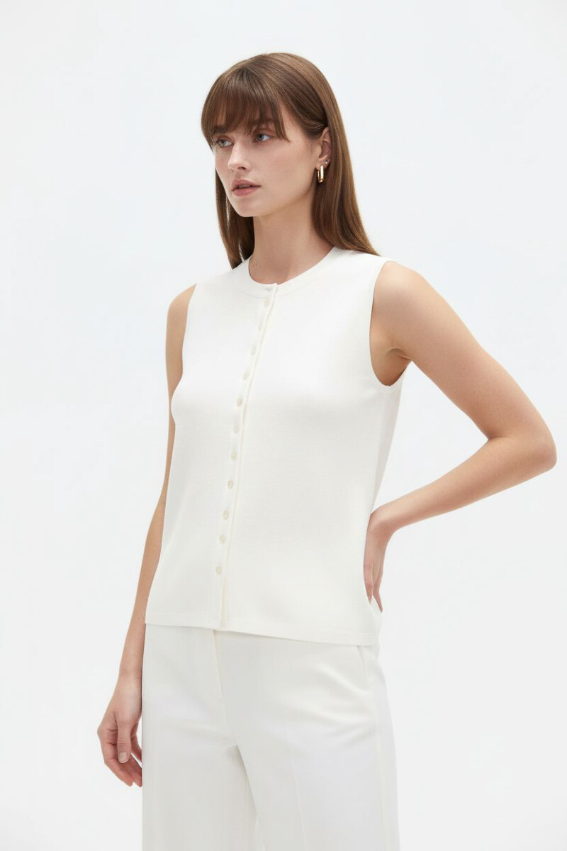 Musculosa Laema - Marfil / Off White 