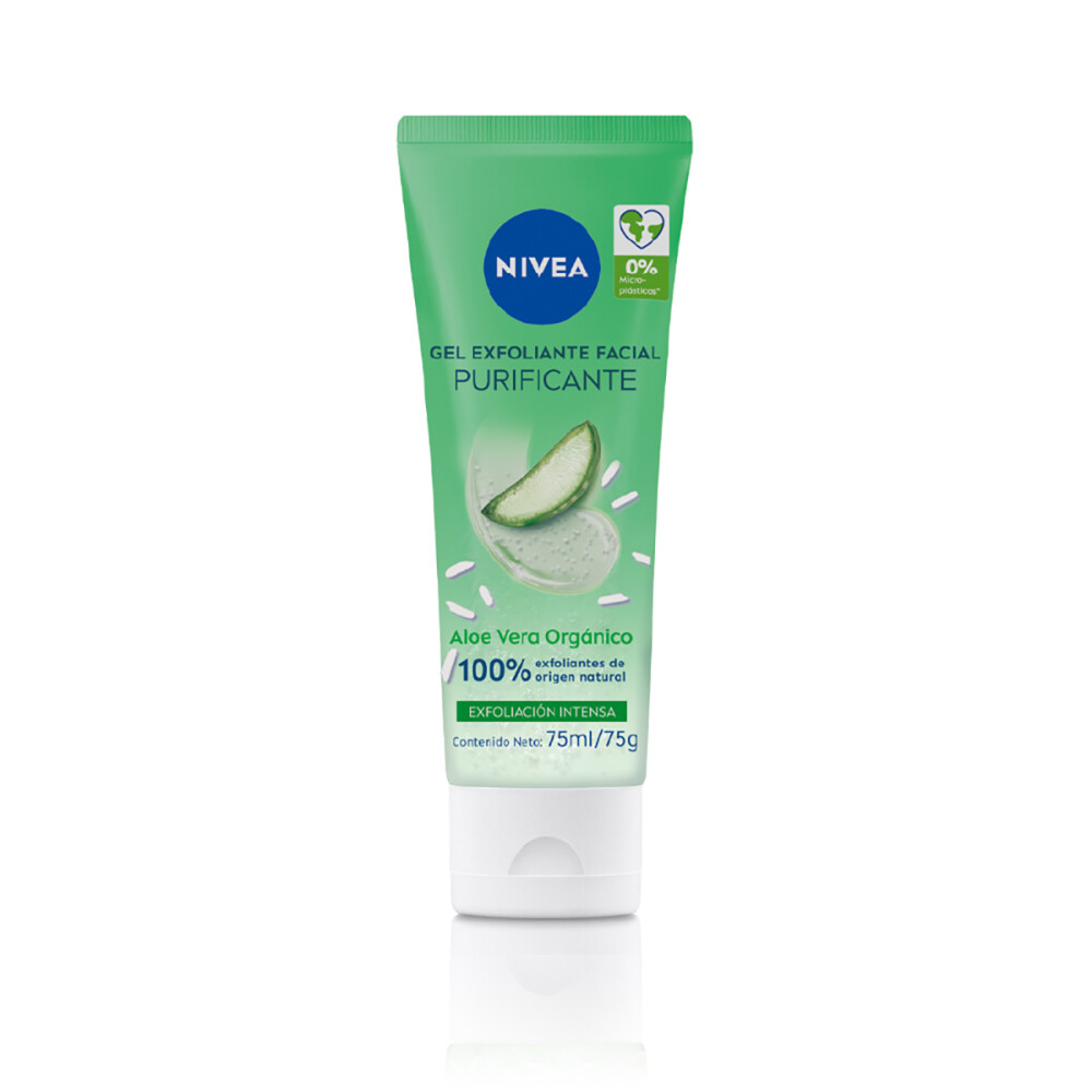 NIVEA FACIAL GEL EXFOLIANTE CON ALOE VER única