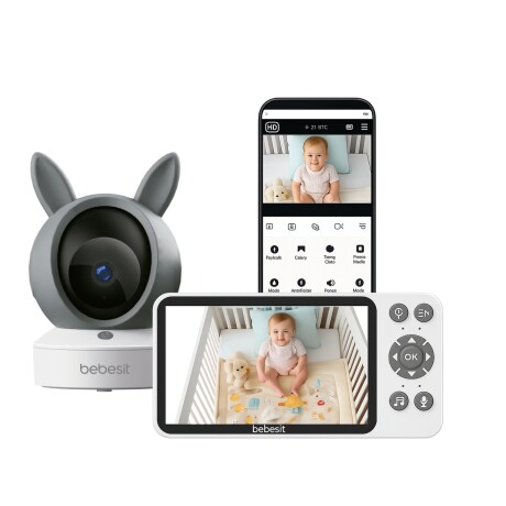 Baby Call con Camara Smart Guard HF3.0 Wifi1080p Ruido Blanco + Soporte Bebesit Baby Call con Camara Smart Guard HF3.0 Wifi1080p Ruido Blanco + Soporte Bebesit