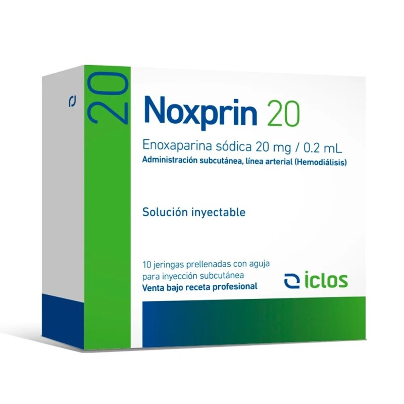Noxprin 20 Mg. 10 Jeringas Noxprin 20 Mg. 10 Jeringas