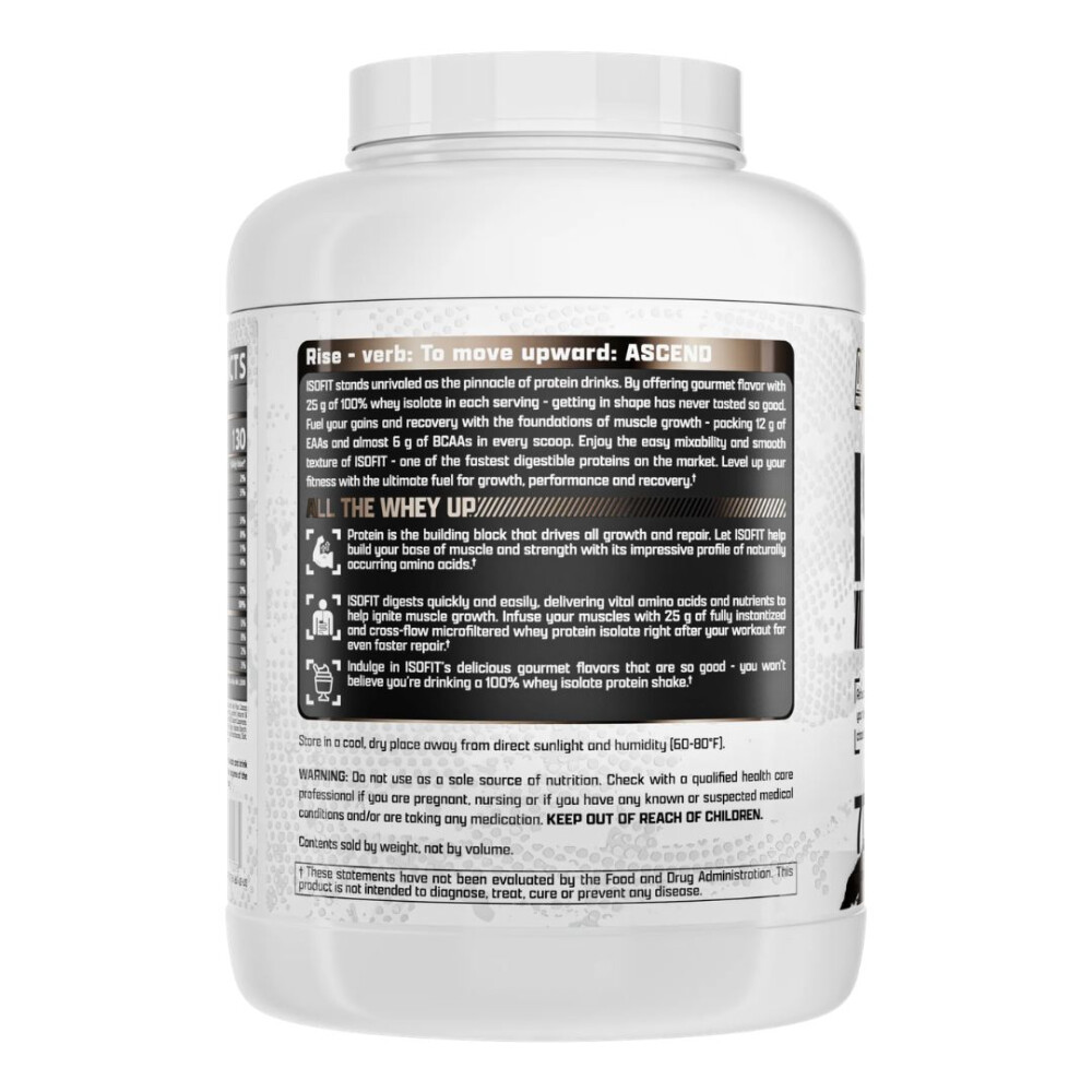 IsoFit Cookies & Cream | Proteína Aislada de Suero | 5 lb - Nutrex IsoFit Cookies & Cream | Proteína Aislada de Suero | 5 lb - Nutrex