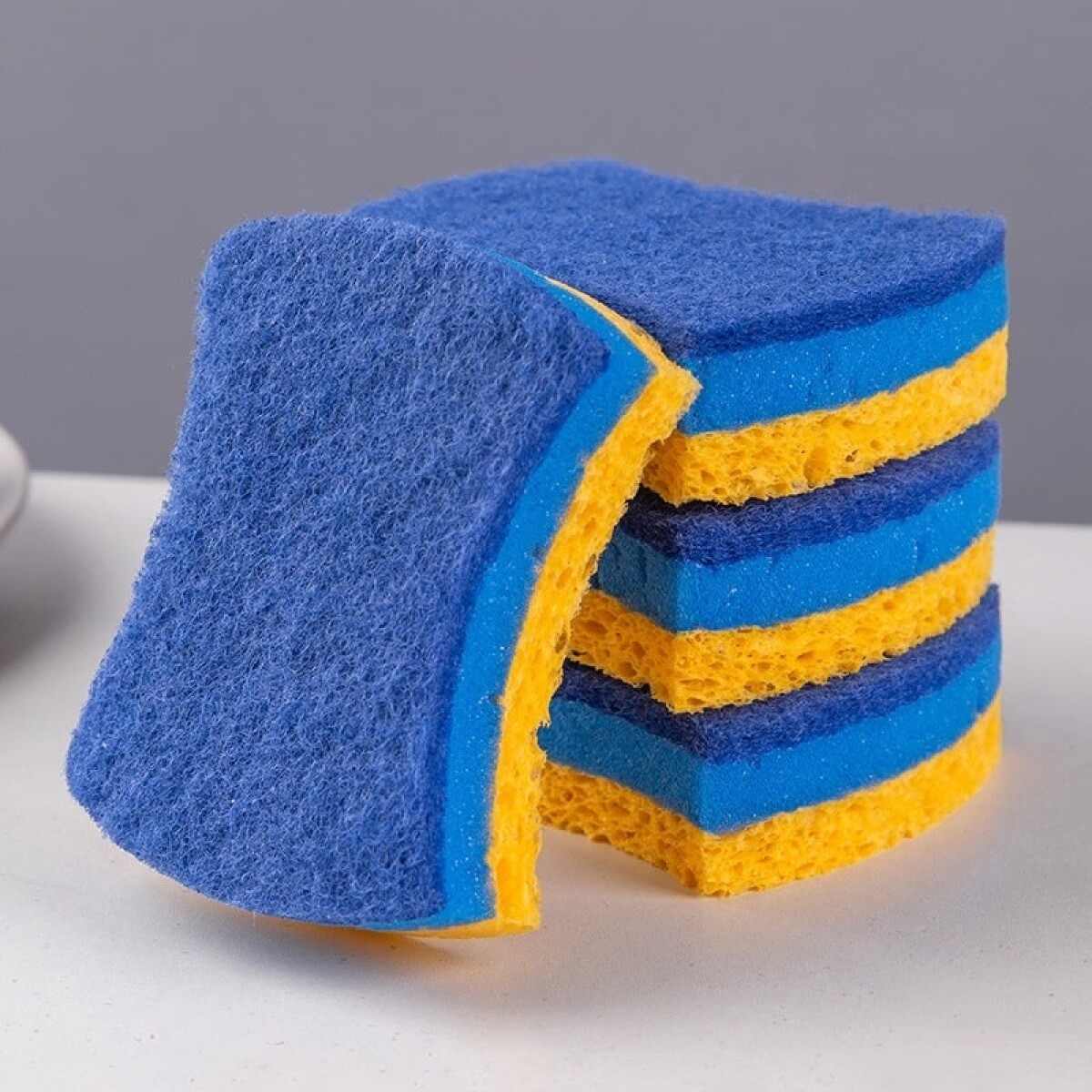 Esponja de Fibra Para Cocina 