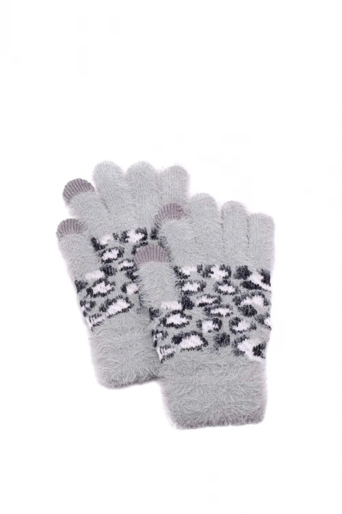 Guantes Leopardo Gris