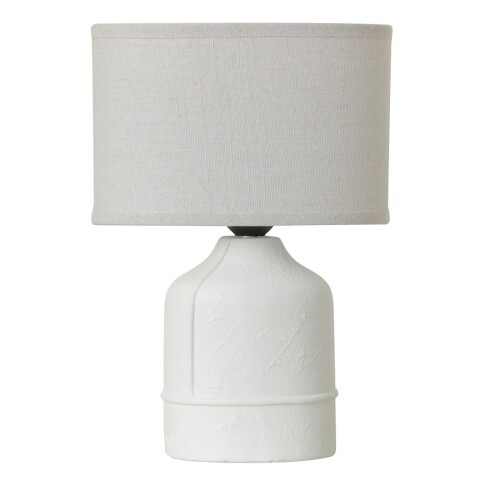 LAMPARA DE MESA CERAMICA 20x11x31CM BLANCO LAMPARA DE MESA CERAMICA 20x11x31CM BLANCO