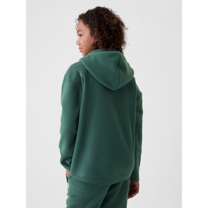 F PF LOGO HOOD MOORES GREEN