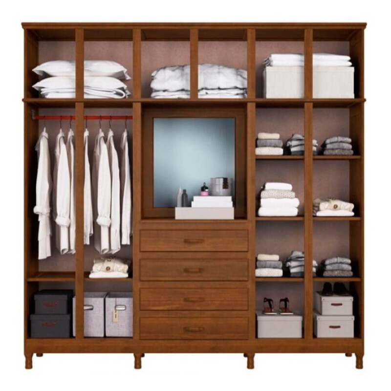 Ropero Placard Madera Pino Macizo 10 Puertas Ropero Placard Madera Pino Macizo 10 Puertas
