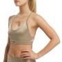 Reebok Holiday Lux Strappy Sports Bra - Mujer Beige