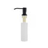 Dispensador de jabón bajo mesada 500 ml Negro Mate Dispensador De Jabón Bajo Mesada 500 Ml Negro Mate