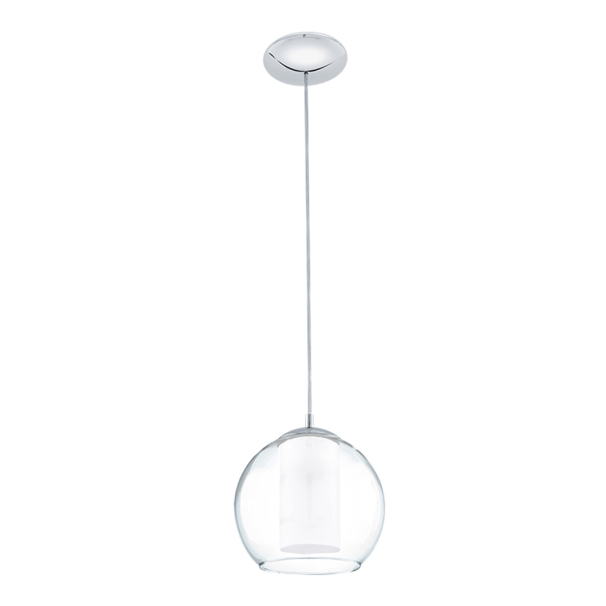 Lámpara colgante globo vidrio transp. Ø20 BOLSANO - EG0305 