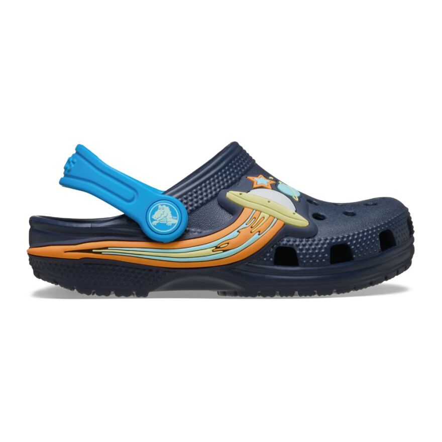 Classic UFO Lights Clog T - Niños 1 a 5 años Navy